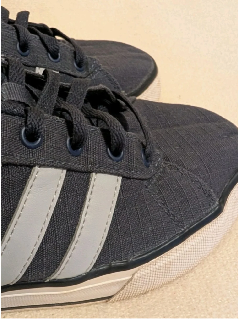 Adidas 2015 Neo SE Daily Vulc Casual Walking Sneakers Navy Men's Size 9 F83